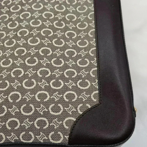 Celine Toile Carriage Leather Shoulder Bag - Picture 12 of 17